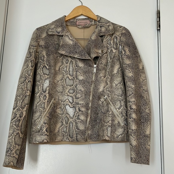 Philosophy Faux Leather Jacket - Picture 1 of 5
